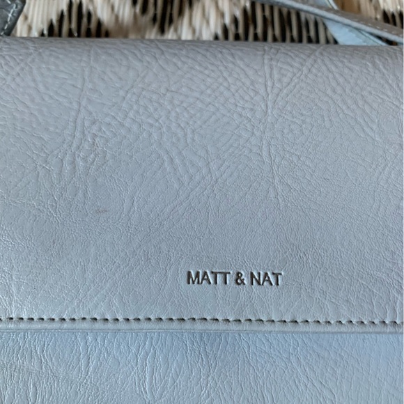 Matt & Nat Blue Crossbody Bag with Classic Design - Picture 11 of 12